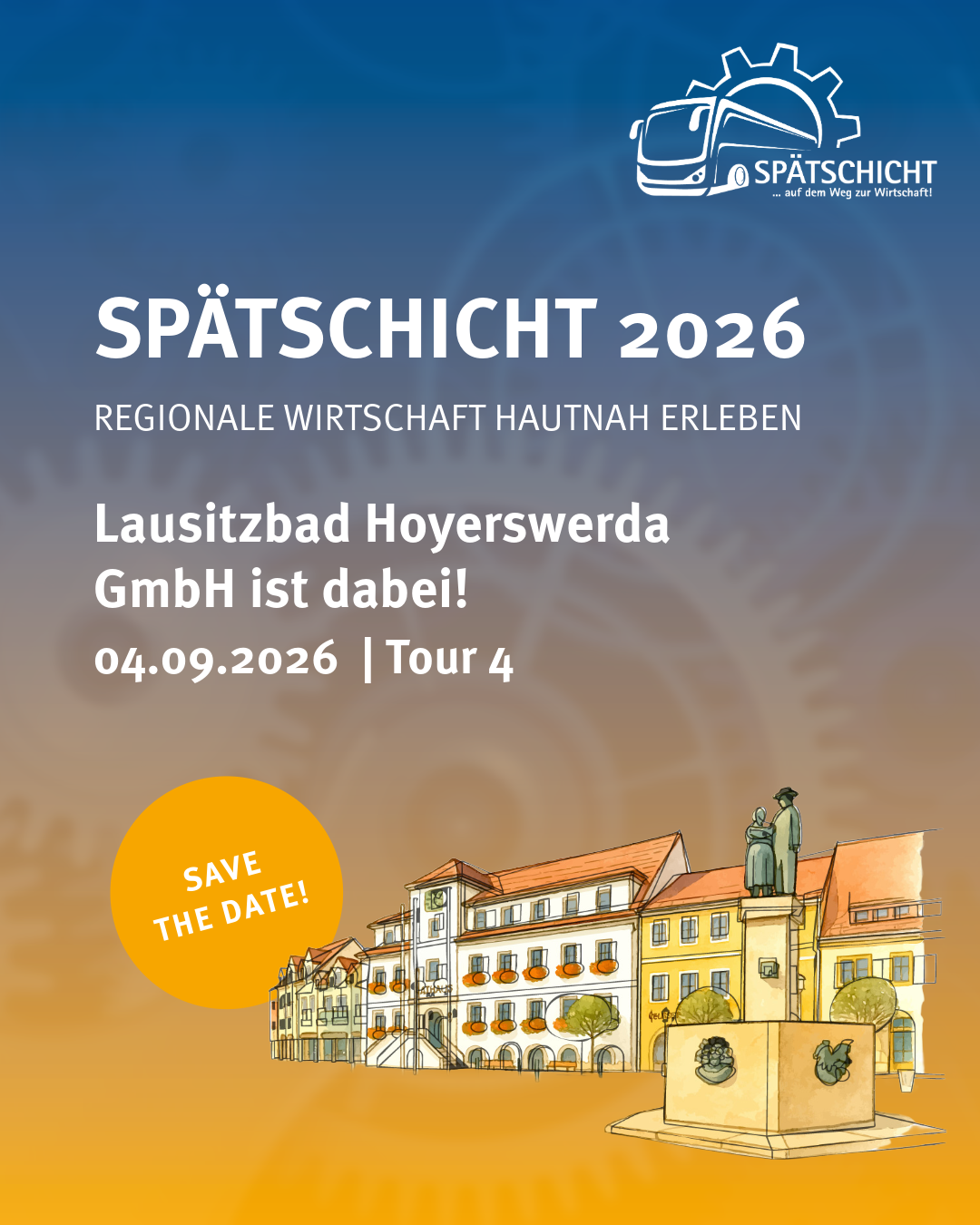 Spätschicht 2026: Mit dem Bus verschiedene Unternehmen in Hoyerswerda besuchen und Berufe hinter den Kulissen kennenlernen.